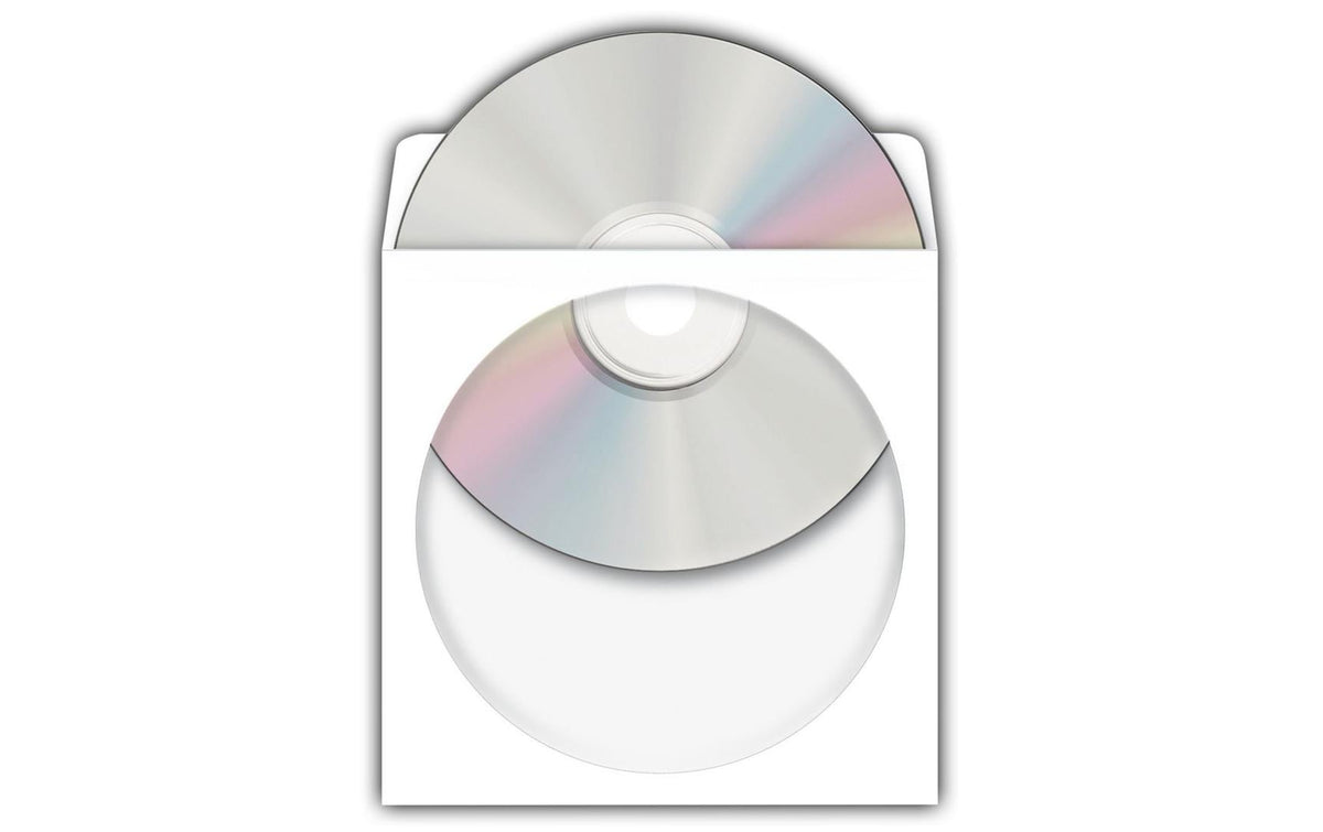 Herma CD/DVD Hüllen aus Papier selbstkleb. 100 Stück