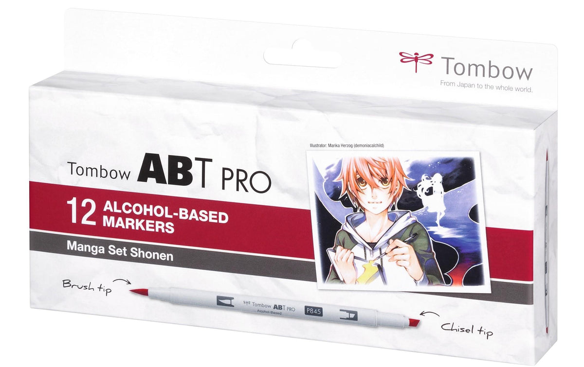 Tombow Stiftebox 12er-Set Manga Set Shonen
