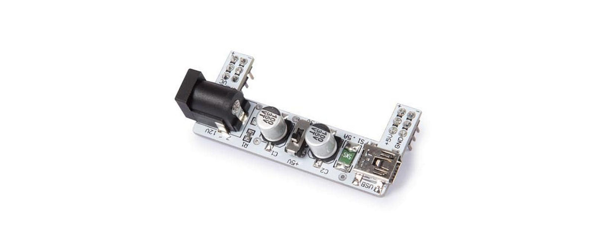 Whadda 2-CH POWER MODULE FOR BREADBOARDS 3.3V/5V