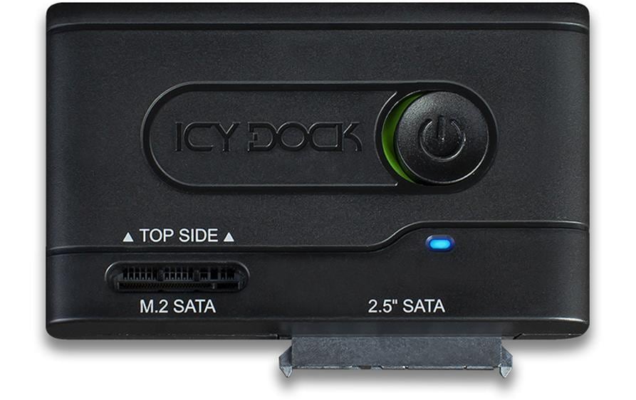 ICY Dock EZ-Adapter 2.5/M.2 SSD zu USB3.2 für 2.5 und M.2 SATA HDD/SSD