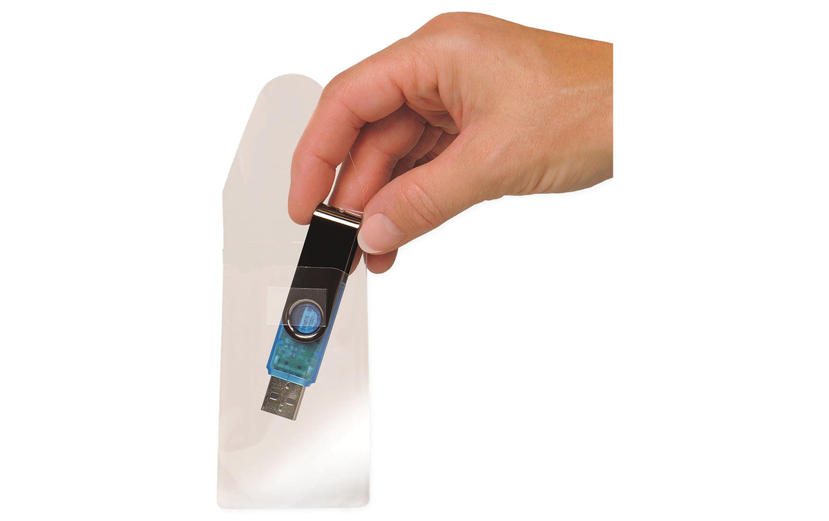 3L Taschen für USB-Stick 10250 transparent, 10 Stk