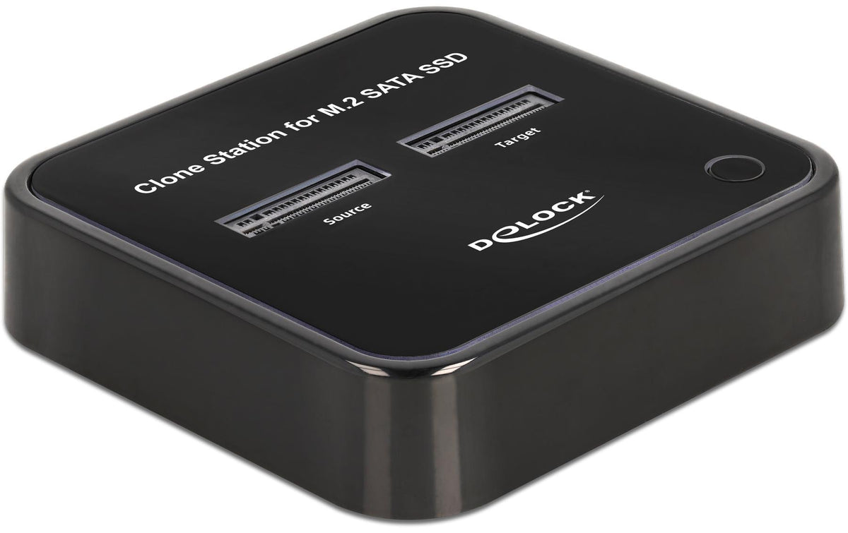 Delock USB M.2 Dockingstation für 2 x M.2 SATA SSD mit Klon Funktion