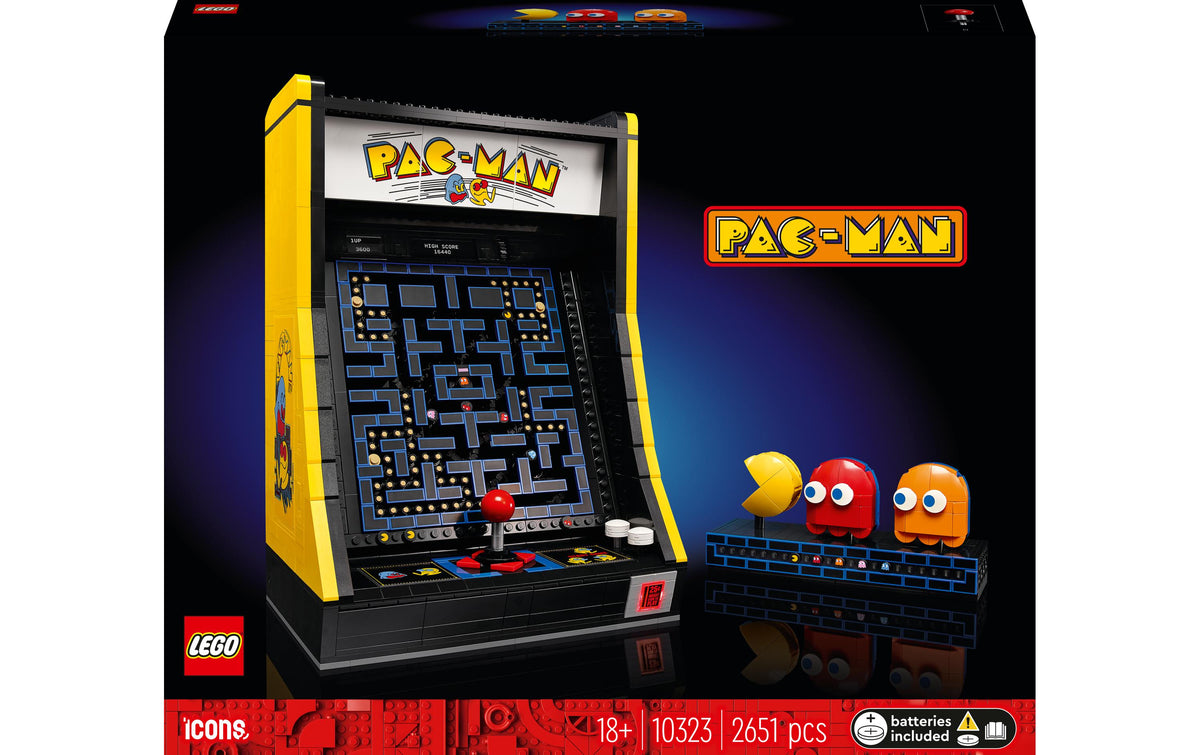 LEGO PAC-MAN Spielautomat – Modell 10323, 2651 Teile