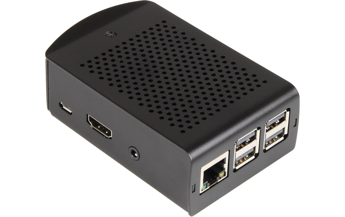 JOY-IT Aluminium Gehäuse, Vesa für Raspberry Pi B+, 2B, 3, 3B+