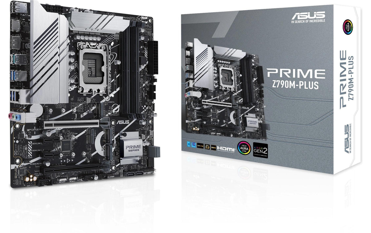 ASUS PRIME Z790M-PLUS, mATX, LGA1700 Intel Z790, 4x DDR5, PCI-E 5.0