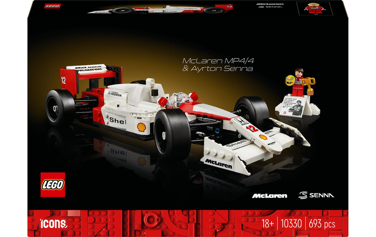LEGO McLaren MP4/4 & Ayrton Senna – Icons
