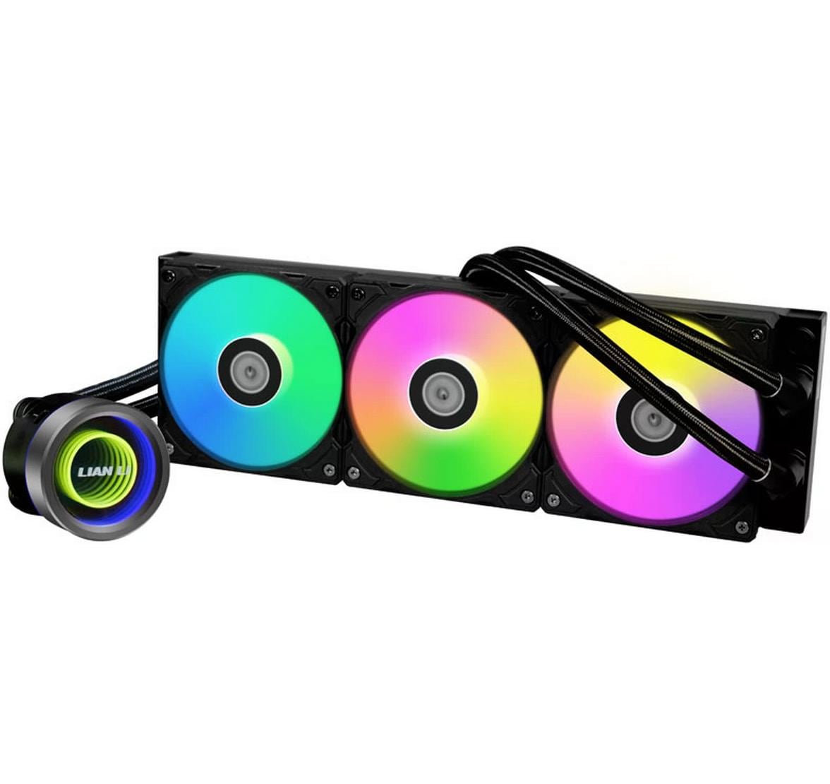 Wasserkühler Lian Li Galahad 2 360 Trinity AMD und Intel, Schwarz, ARGB