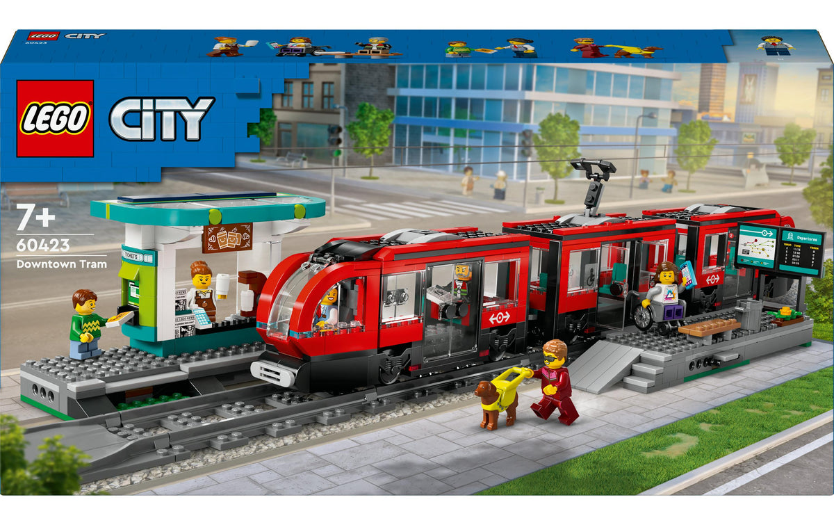 LEGO Strassenbahn mit Haltestelle – LEGO City