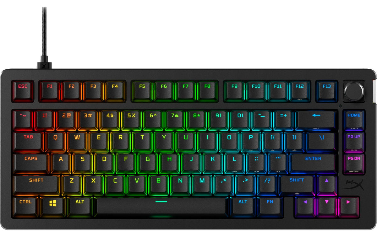 HyperX Alloy Rise 75 - Mechanische Gaming-Tastatur, corded