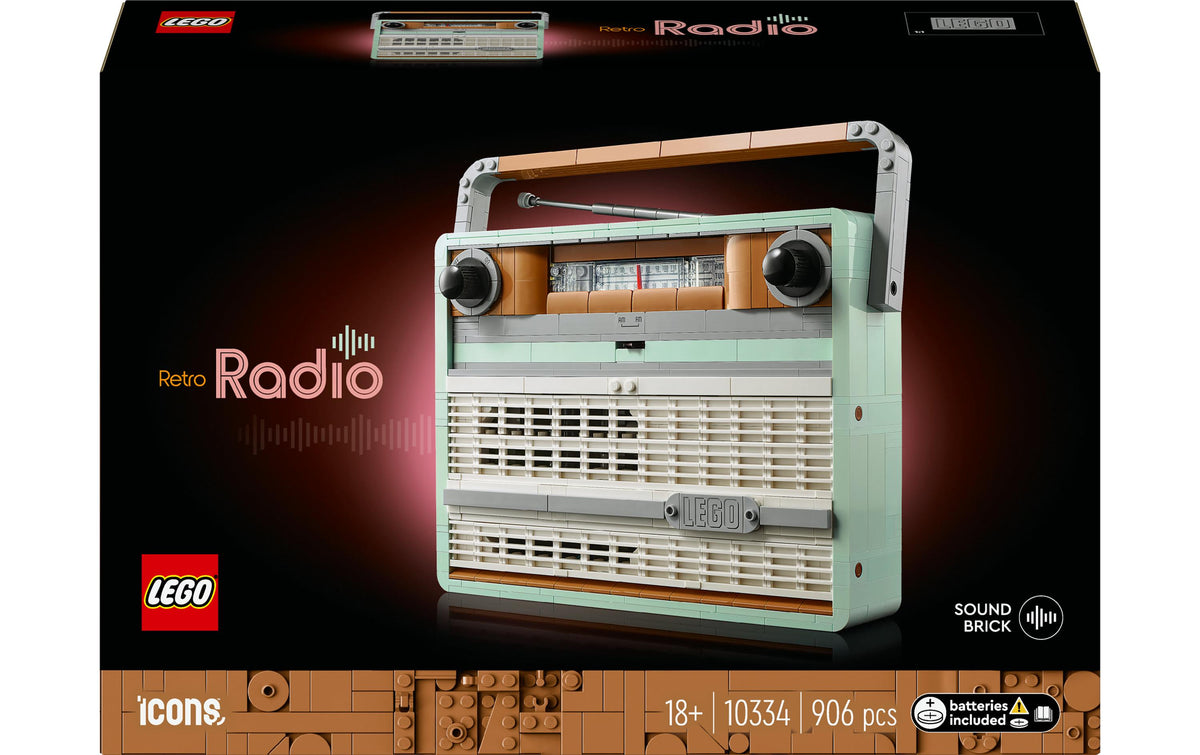 LEGO Retro-Kofferradio – Alter: 18+ Teile: 906