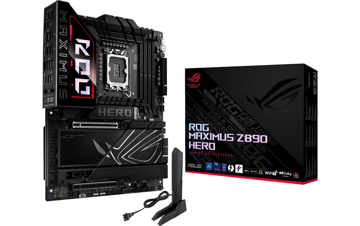 ASUS ROG MAXIMUS Z890 HERO, LGA1851 ATX, Intel Z890, 4x DDR5, PCI-E 5.0