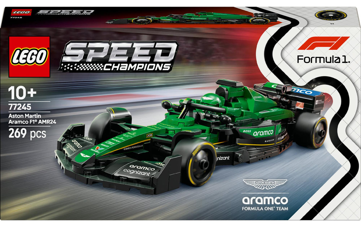 LEGO Aston Martin Aramco F1® AMR24 Rennauto – LEGO Speed Champions