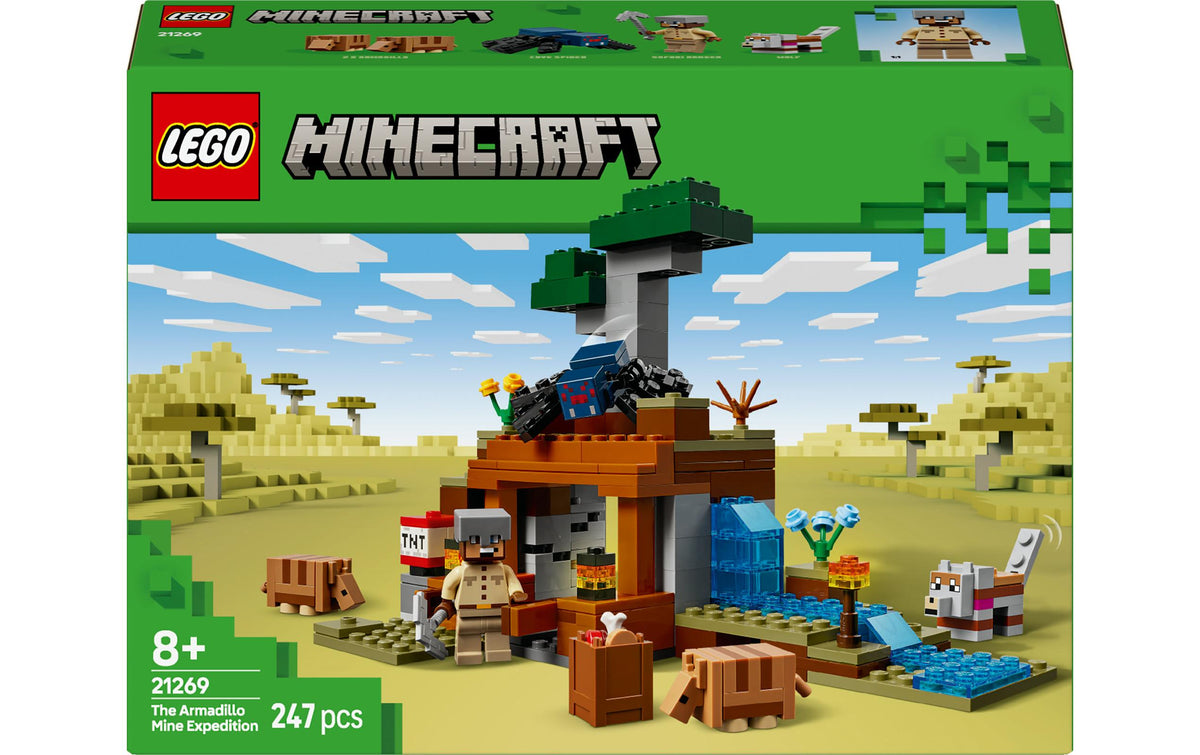LEGO Die Expedition zur Gürteltiermine – LEGO Minecraft
