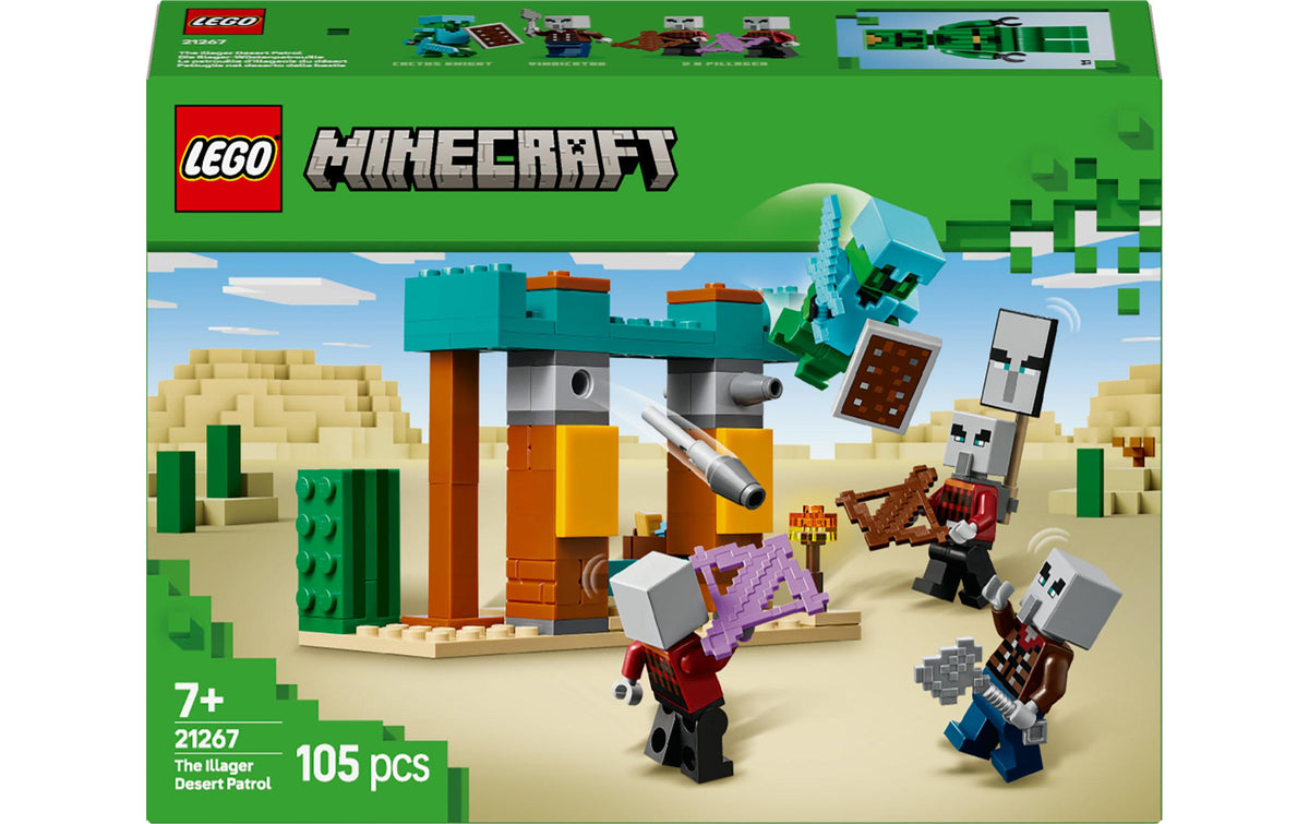 LEGO Die Illager-Wüstenpatrouille – LEGO Minecraft