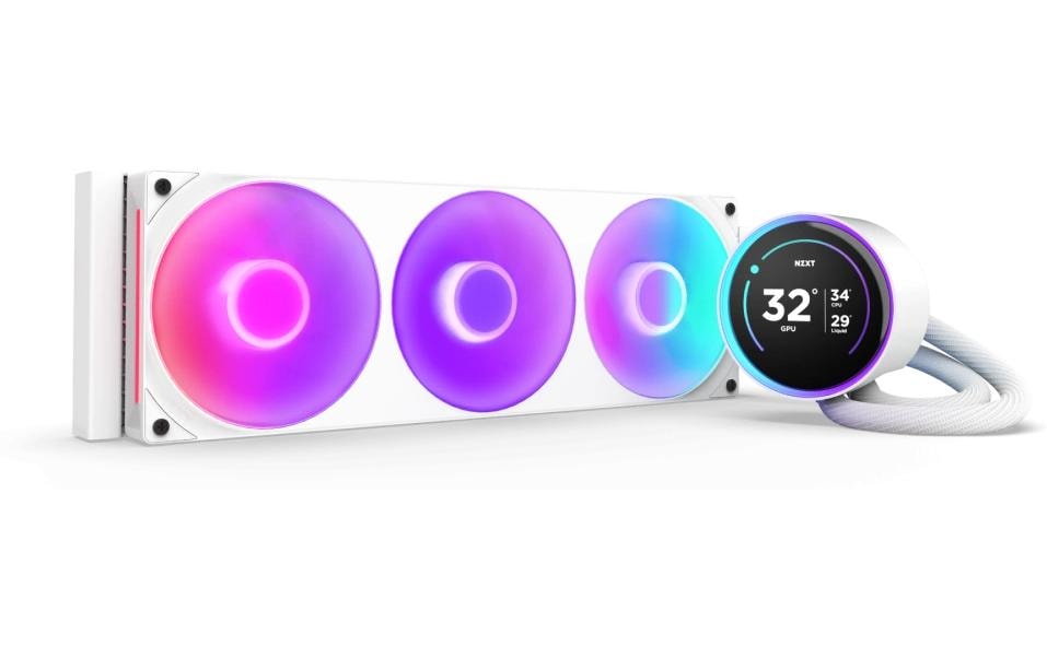 Wasserkühler NZXT Kraken Elite 360 RGBV2 Weiss, AMD und Intel S.