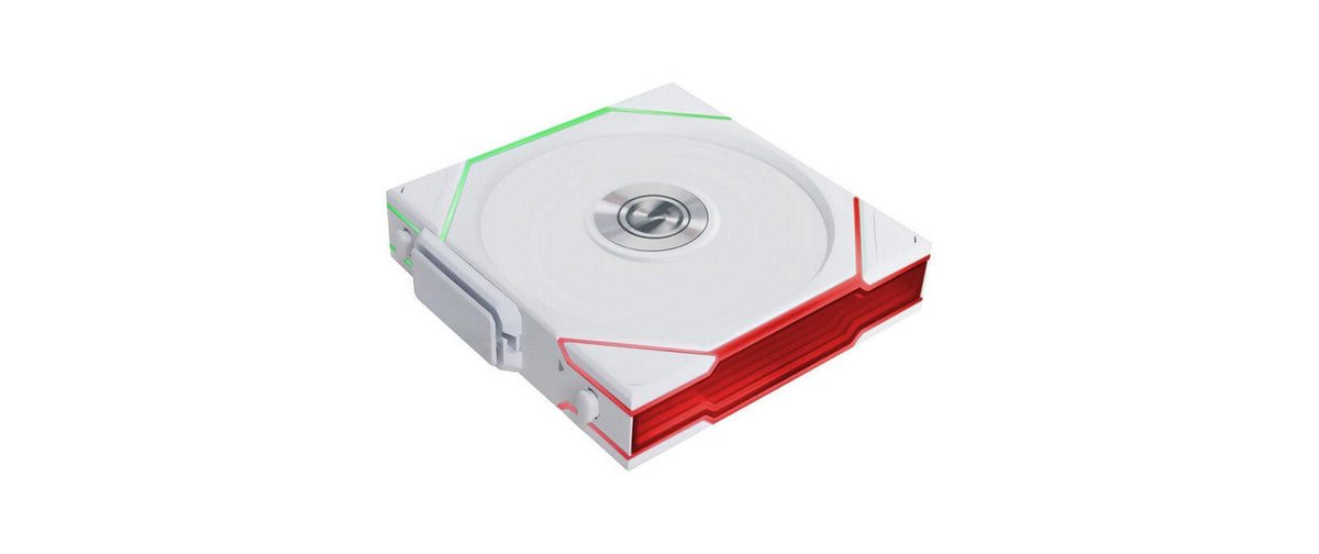 Gehäuselüfter Lian Li 12RTL1W1W 120x120x25mm, PWM, RGB, wireless, Weiss