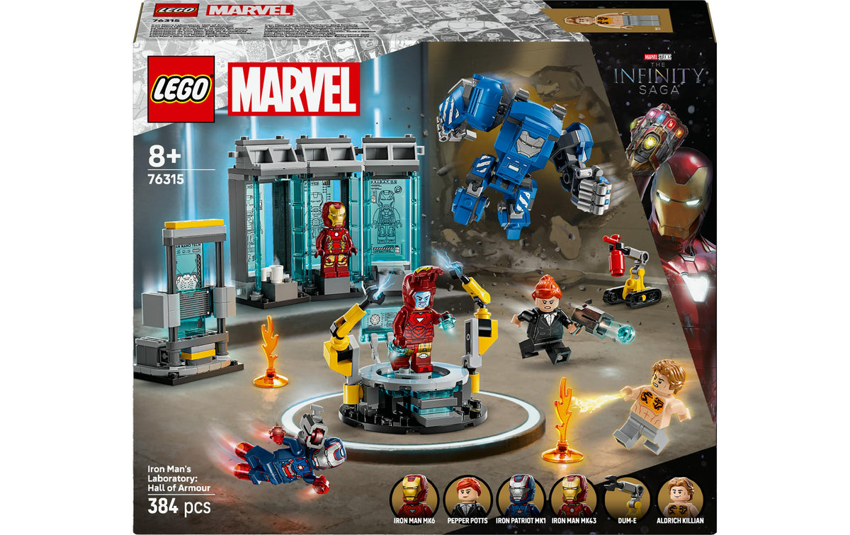 LEGO Iron Mans Labor: Halle der Rüstungen – LEGO Marvel Super Heroes
