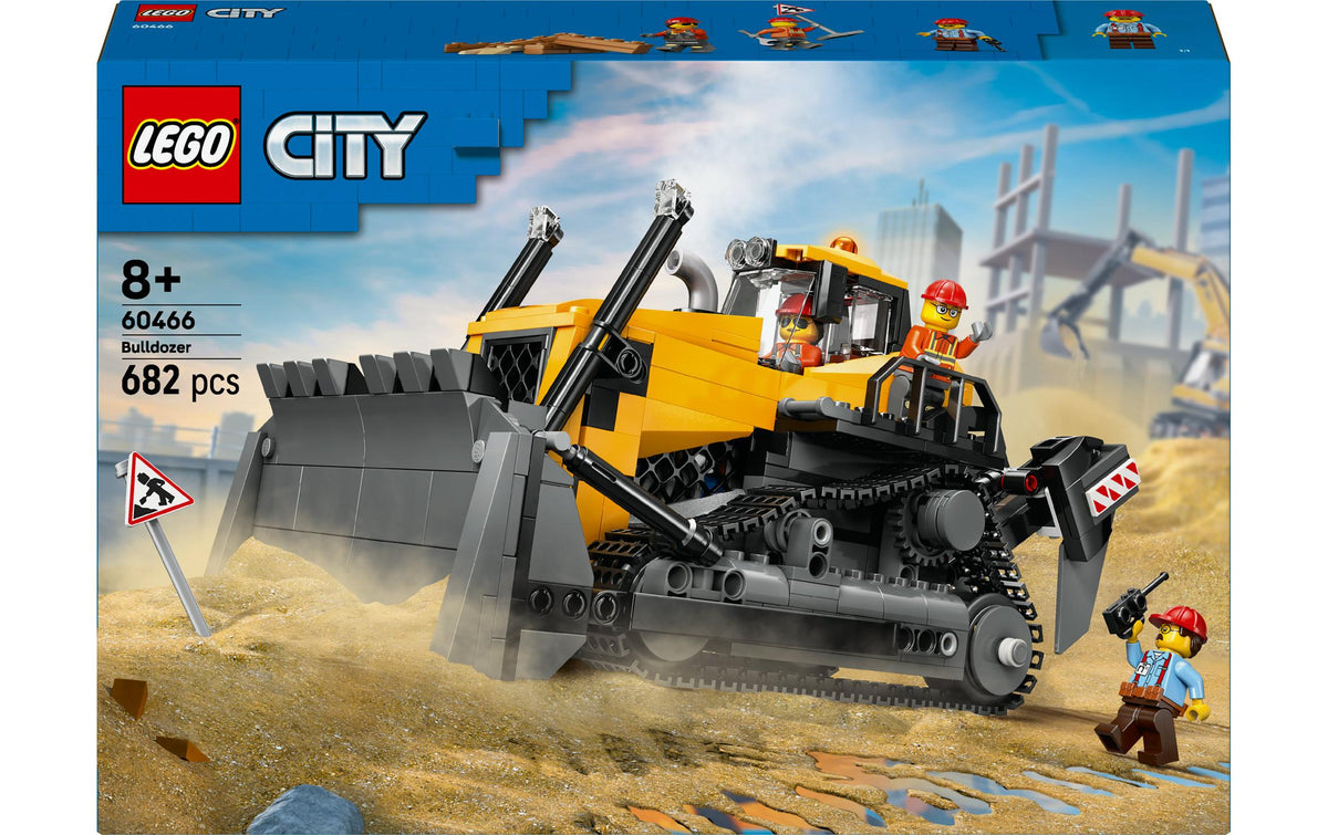 LEGO Gelber Bulldozer mit Frontlader – LEGO City