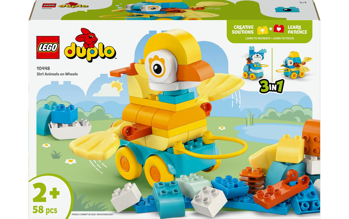 LEGO Tiere auf Rädern 3-in-1-Set – LEGO DUPLO