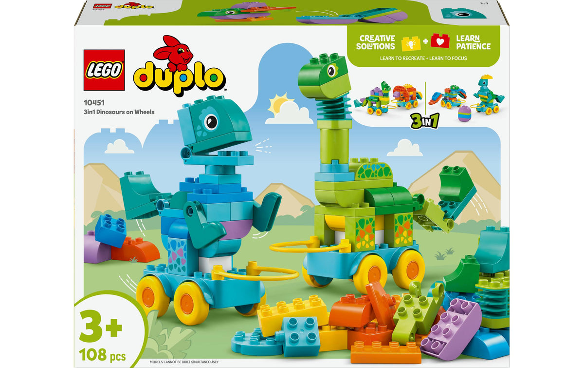 LEGO Dinos auf Rädern 3-in-1-Set – LEGO DUPLO