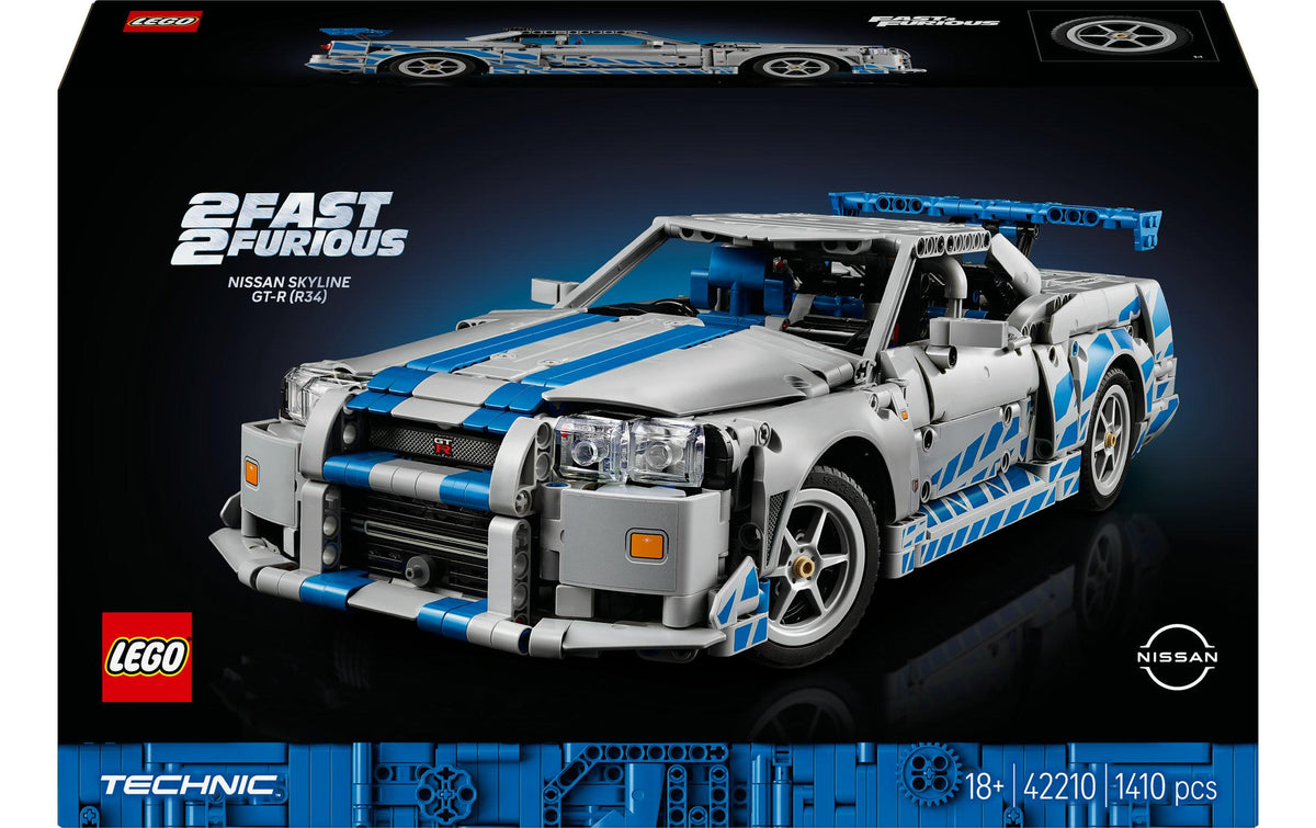 LEGO Furious Nissan Skyline GT-R (R34) – LEGO Technic