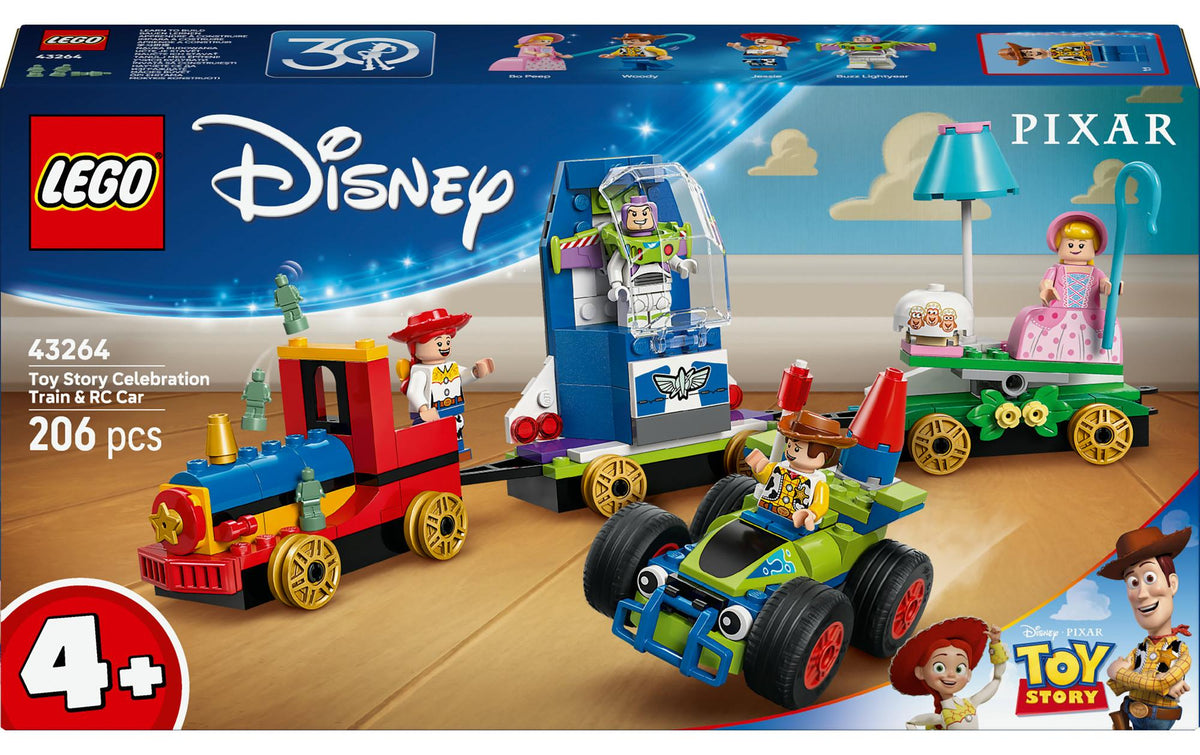 LEGO Partyzug und das Auto RC Toy Story – LEGO Disney Pixar