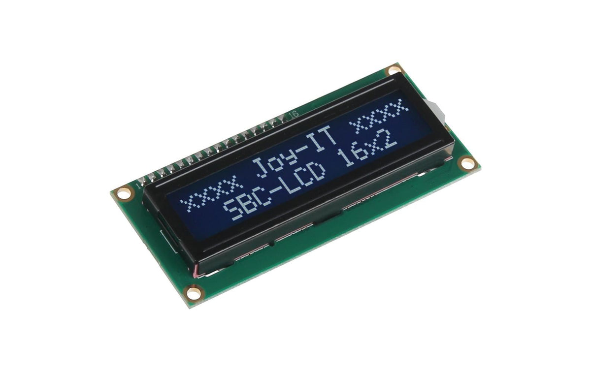 jOY-it SBC-LCD16x2 2,6 Display 16x2 Zeichen, I2C, ca. 8x2,5 x0,6cm