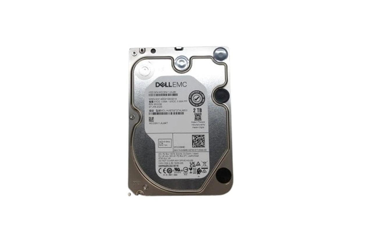 HD Dell 2TB, SATA, 6Gbps 7.2krpm, 512n 3.5 Cabled, CUS Kit