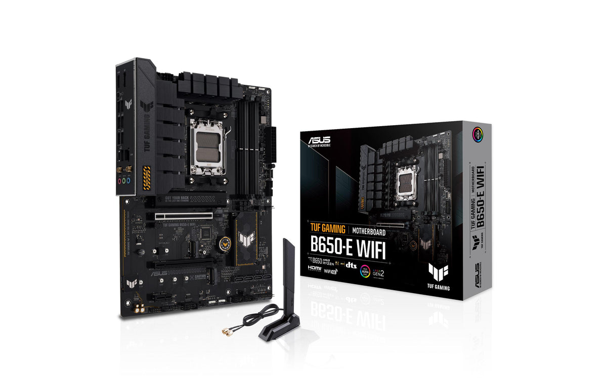ASUS TUF GAMING B650-E WIFI, ATX AM5, AMD B650, 4x DDR5, PCIe 4.0, WiFi 6E