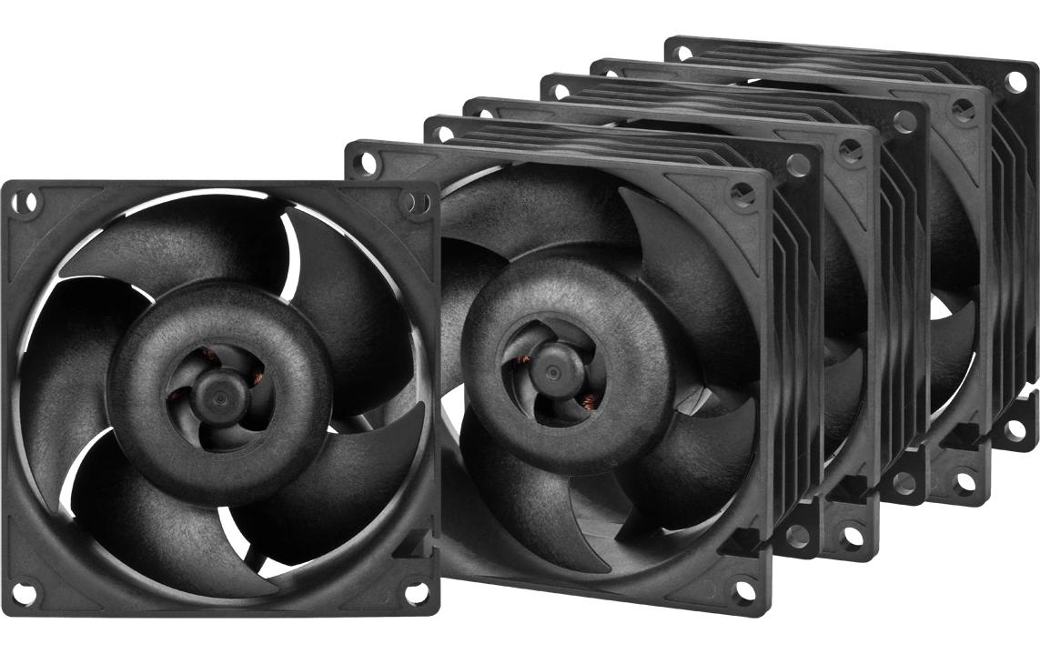 Gehäuselüfter Arctic Cooling S8038-7K 4P 80mm. 7000 RPM, PWM, 4Pack