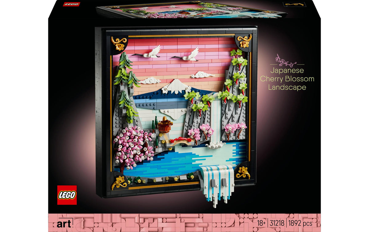 Japanische Kirschblütenlandschaft – LEGO ART
