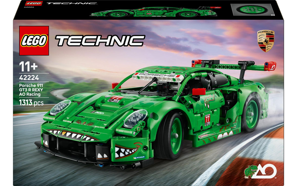 Porsche 911 GT3 R REXY AO Racing Rennwagen – LEGO Technic