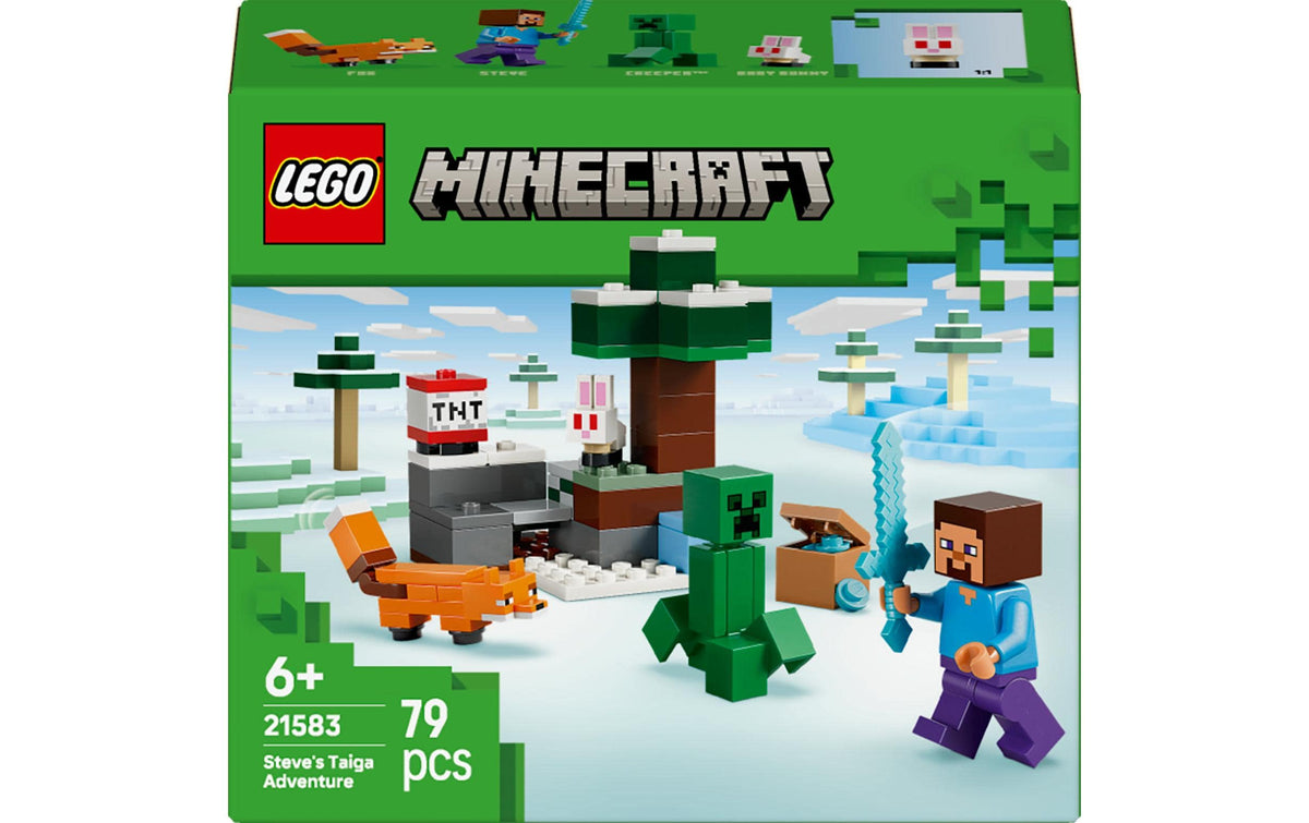 Steves Abenteuer in der Taiga – LEGO Minecraft