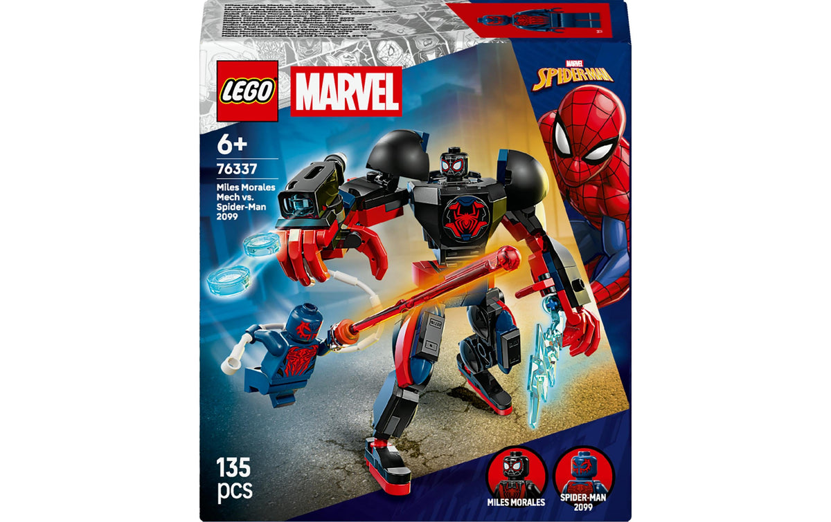 Miles Morales Mech vs. Spider-Man 2099 – LEGO Marvel Super Heroes