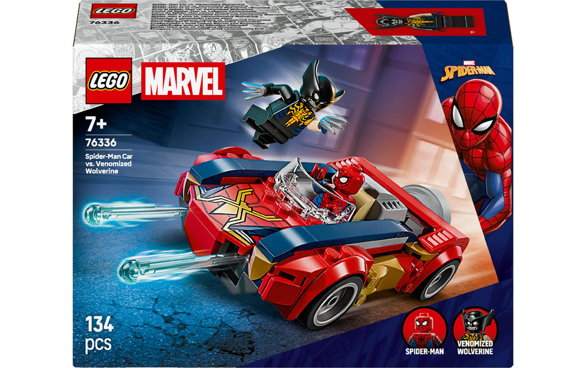 Spider-Man Auto vs. Venomized Wolverine – LEGO Marvel Super Heroes