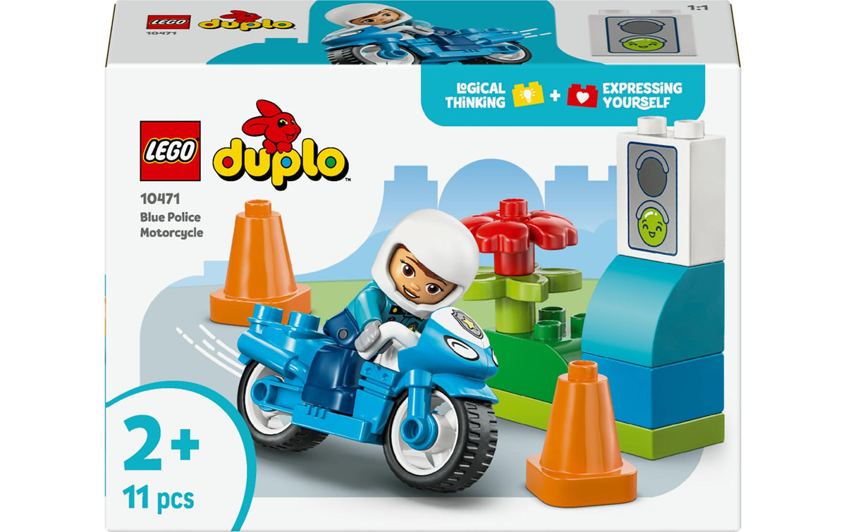 Blaues Polizeimotorrad – LEGO DUPLO