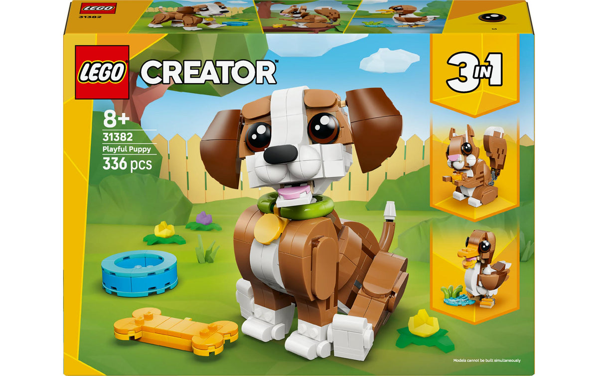 Niedliche Tiere: Verspielter Welpe – LEGO Creator
