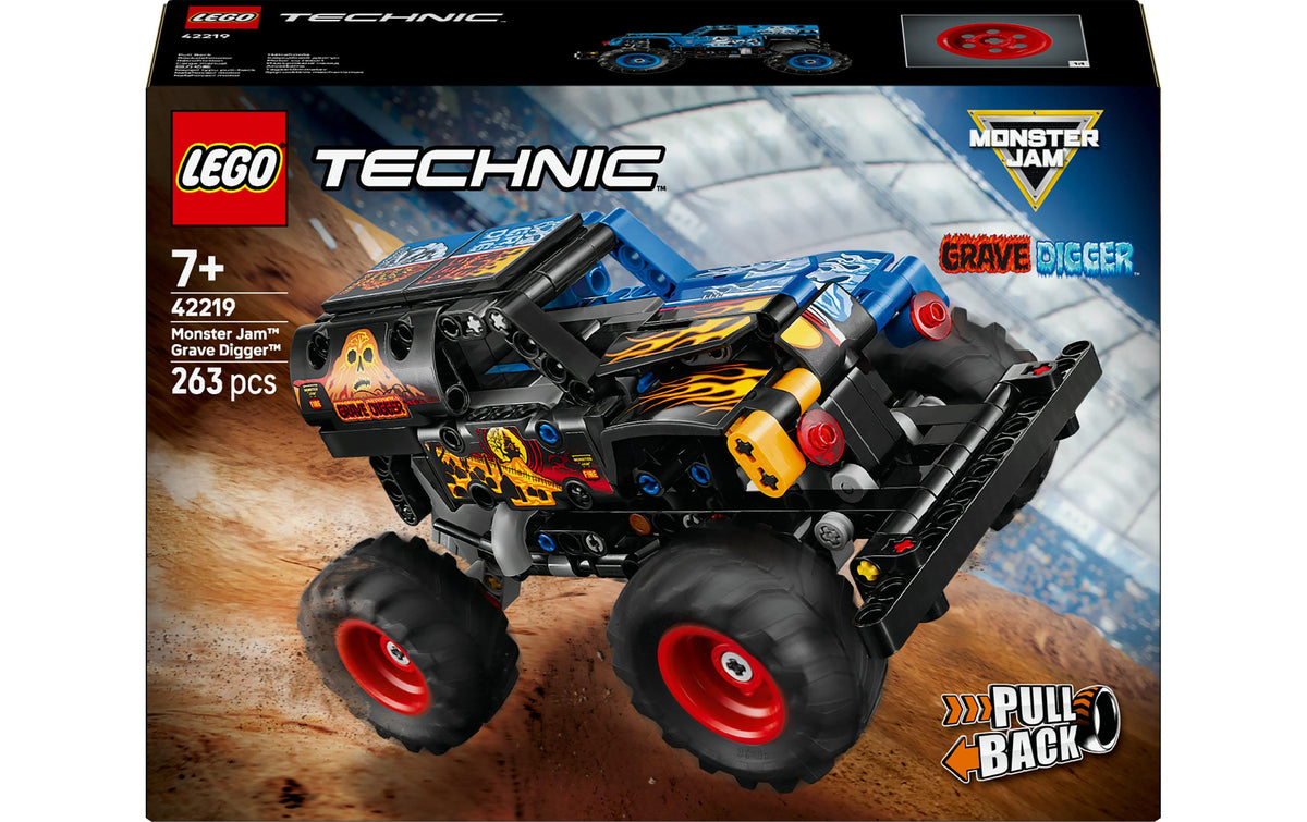 Monster Jam Grave Digger Feuer und Eis – LEGO Technic