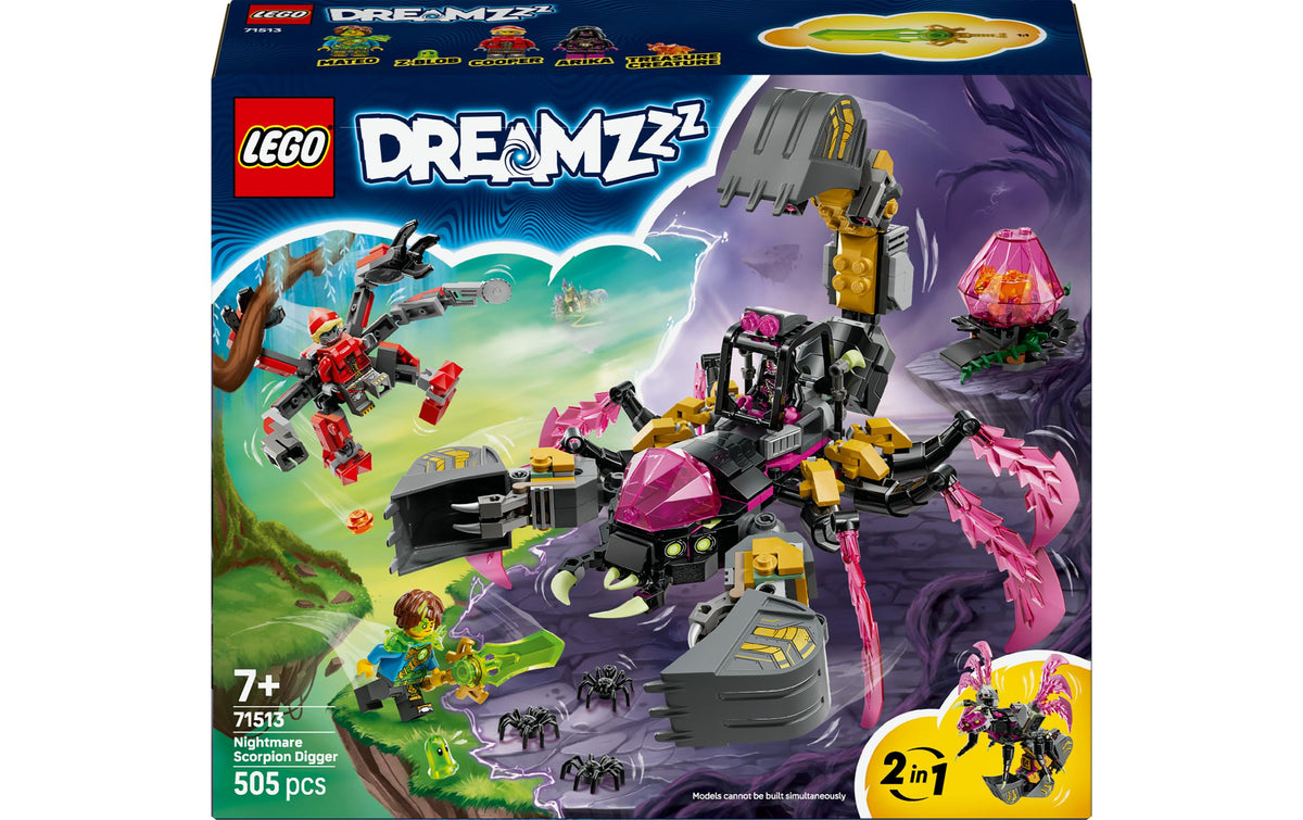 Albtraum-Skorpionbagger – LEGO DREAMZzz
