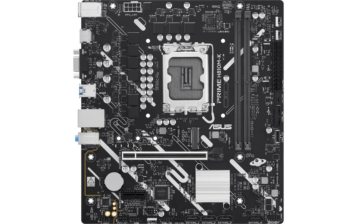 ASUS PRIME H810M-K, LGA1851, 2x DDR5, PCIe 4.0
