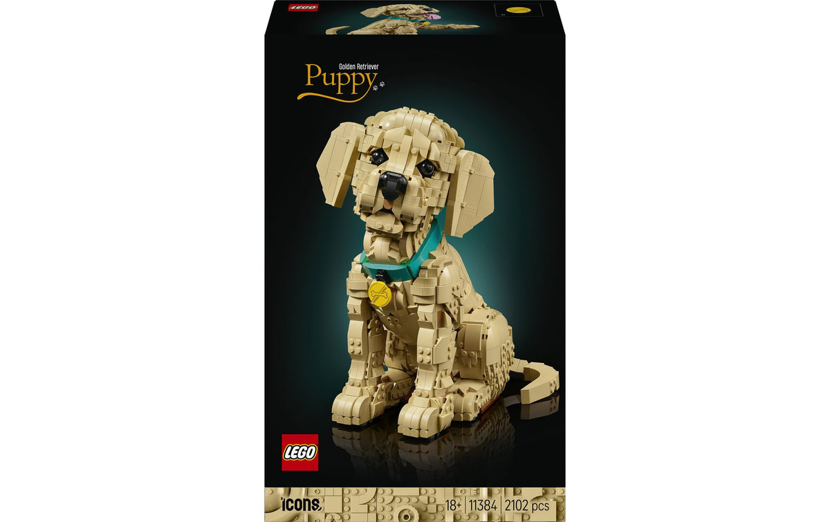 LEGO Icons Golden Retriever Welpe 11384