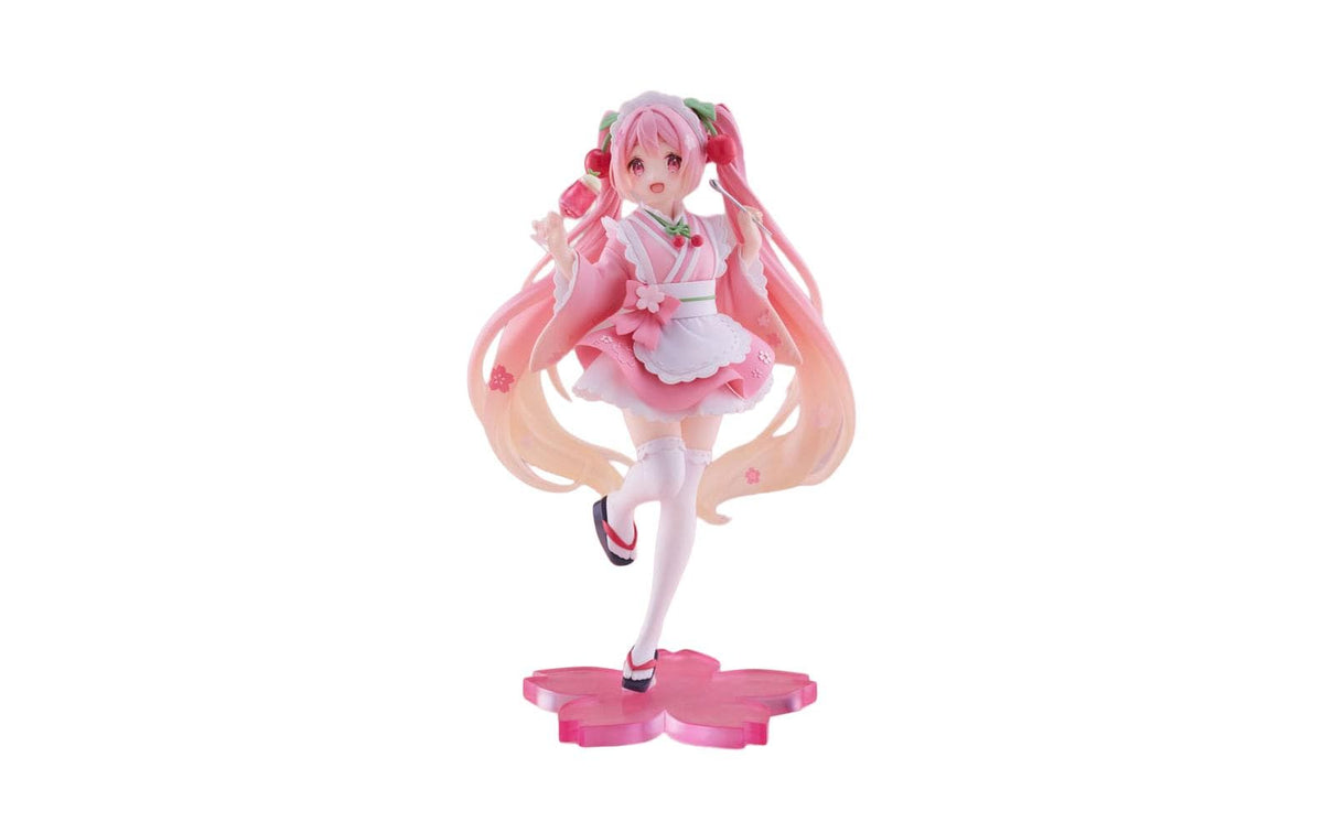 Figur Hatsune Miku Newley Sakura Miku Japanese Cafe Reissue