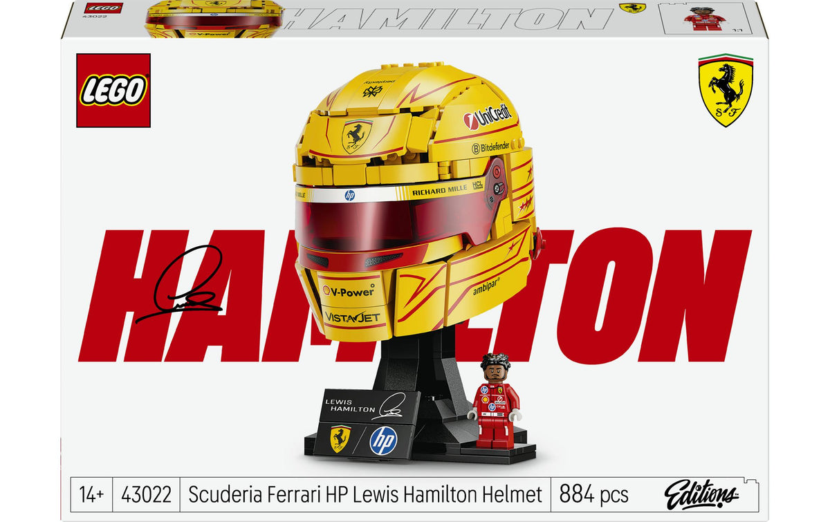 Scuderia Ferrari HP Lewis Hamilton Helm – LEGO Special Edition V 2026