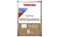 Toshiba N300 NAS 6TB BULK SATA 6GB/s, 24x7, 7200rpm, 512MB Cache, CMR