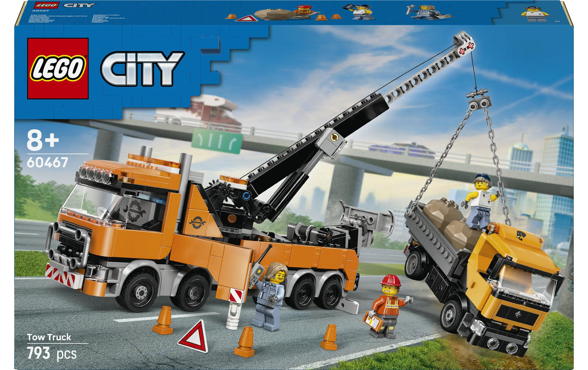 LEGO City Heavy Duty Tow truck & Crane – 60467
