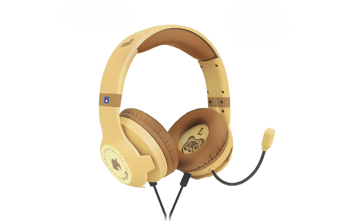 Hori Gaming Headset wood brown - Wired, Switch 2, Animal Crossing