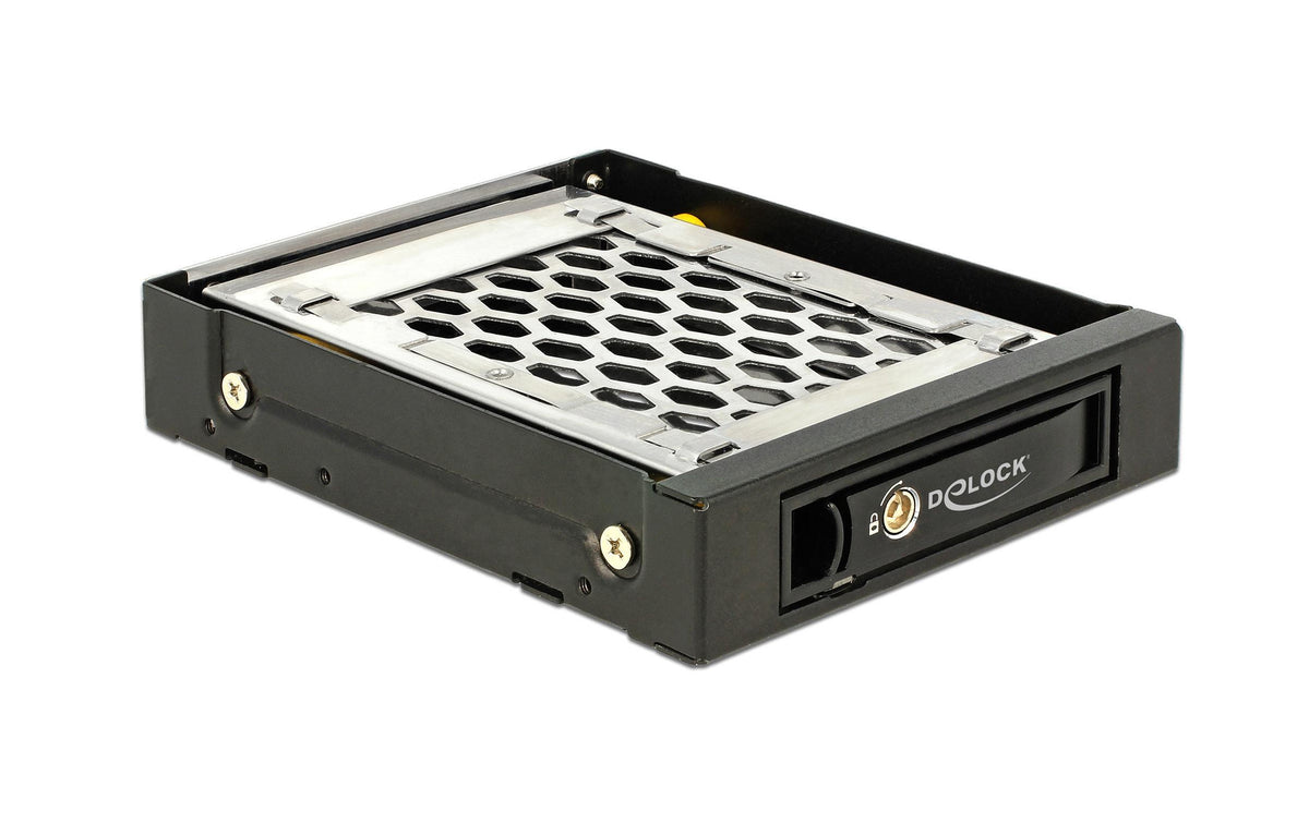 Delock Wechselrahmen für 1 x 2.5HDD/SDD für 3.5, Vibrationsschutz, abschliessbar
