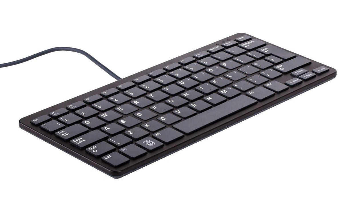 Raspberry Pi Tastatur DE schwarz/grau