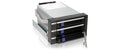 ICY DOCK Backplane 3.5 MB153SP-B Metall-Backplane 2HE, für 3-in-2 SATA-HDD