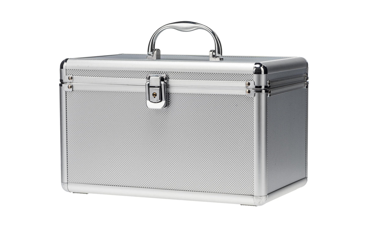 Mediarange Aluminium DJ-Case für 200 CDs abschliessbar, inkl. 200 Einhängetaschen